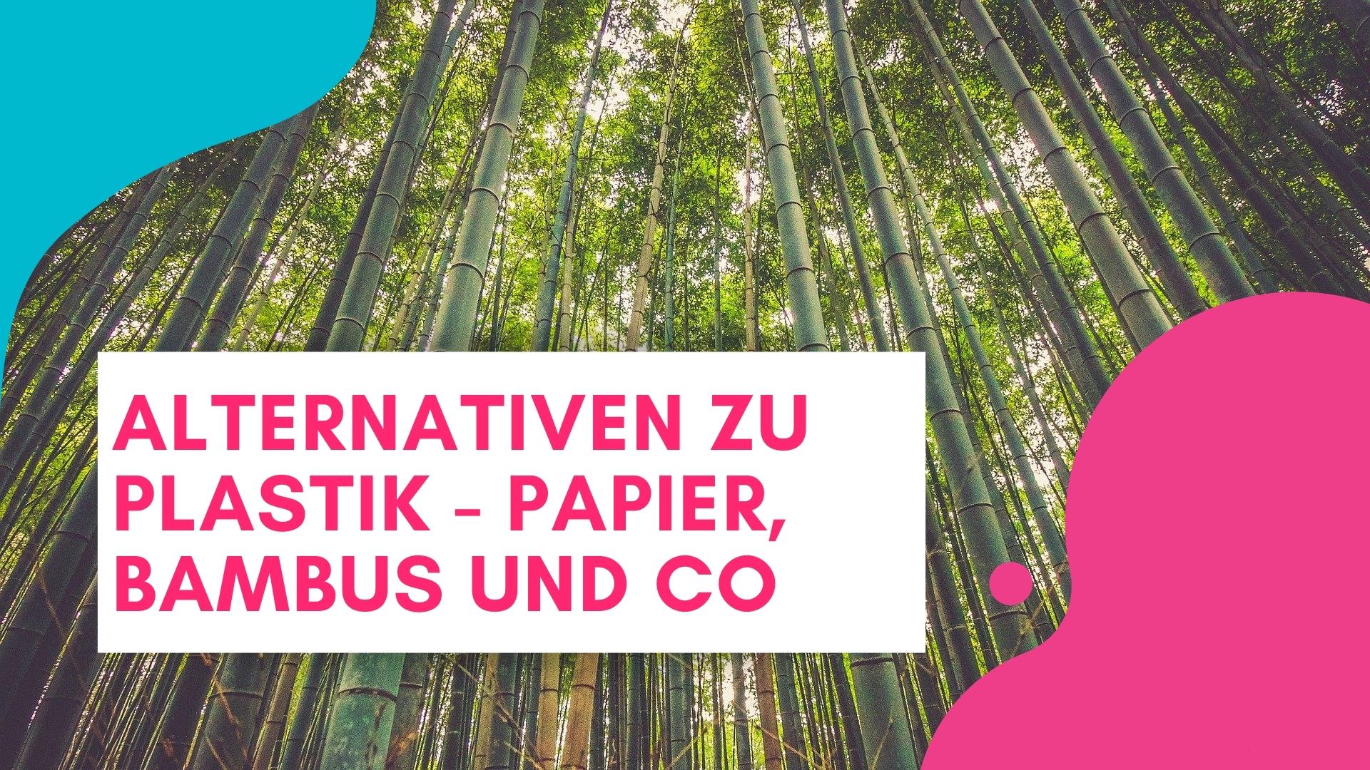 Alternativen zu Plastik – Papier, Holz und Bambus im Blick
