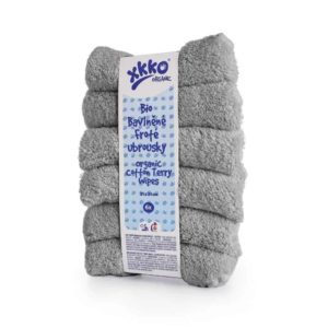 xkko Frotteetücher Bio-Baumwolle 6 Stück