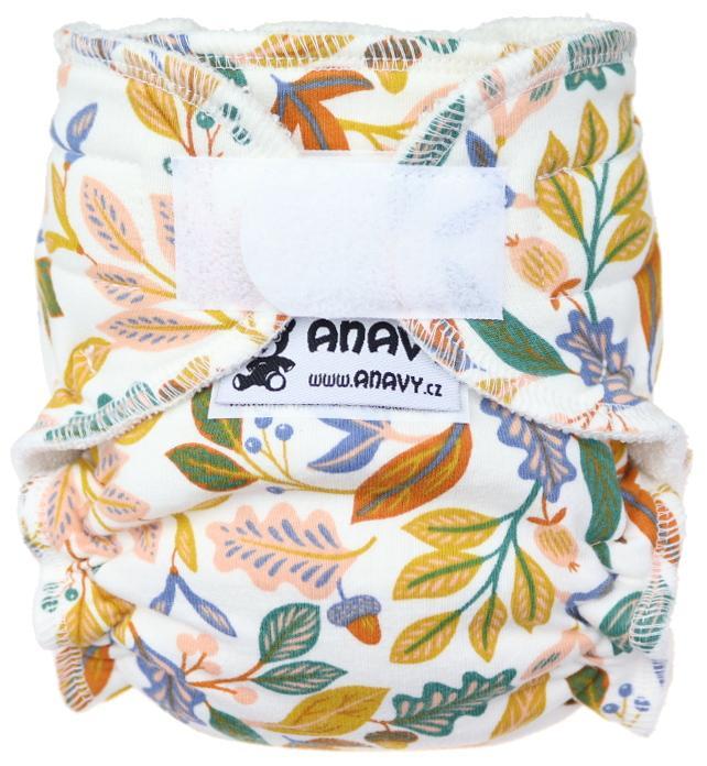 Anavy Newborn Höschenwindel Nachtwindel 2-6 kg Klett Herbstfeeling