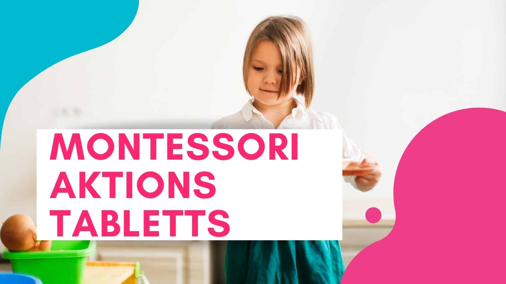 Montessori Aktionstabletts