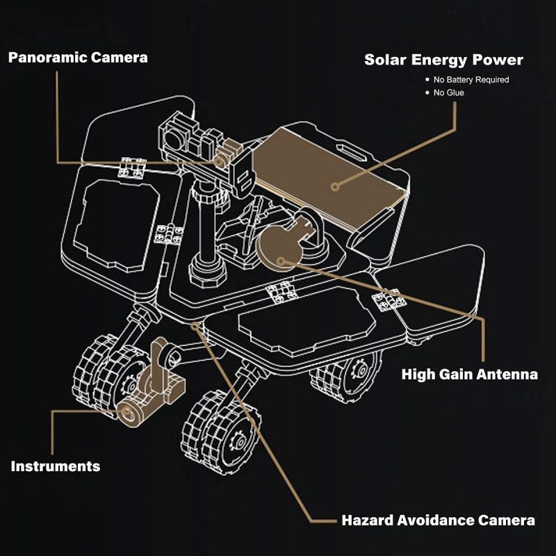 Robotime Vagabond Rover Detail2
