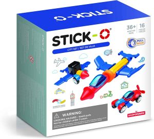 Stick-O Stadt Set magnetische Bausteine für Kinder ab 3 Jahre