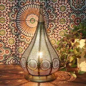 Orientalische Lampe Monza Gold
