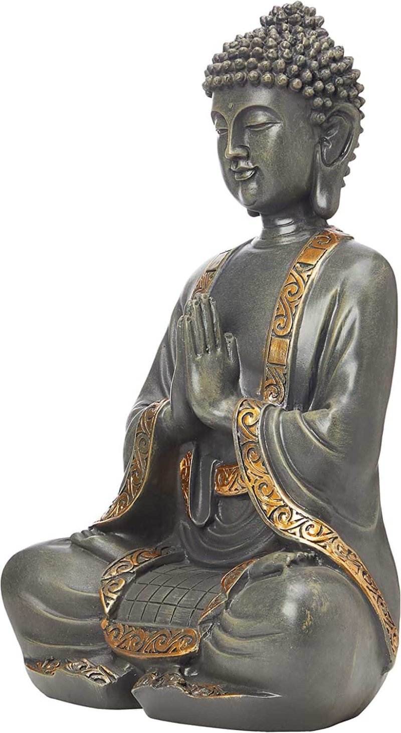 zen Light grosse buddha statue seite