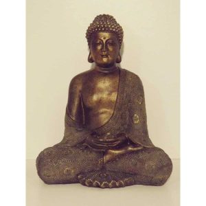 Japanischer bronzefarbener Buddha