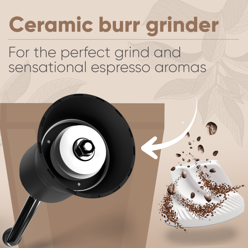 Wiladu manuelle Kaffeemuehle detail