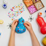 Runde Sticker für eine tolle Sommeraktivität für Kinder