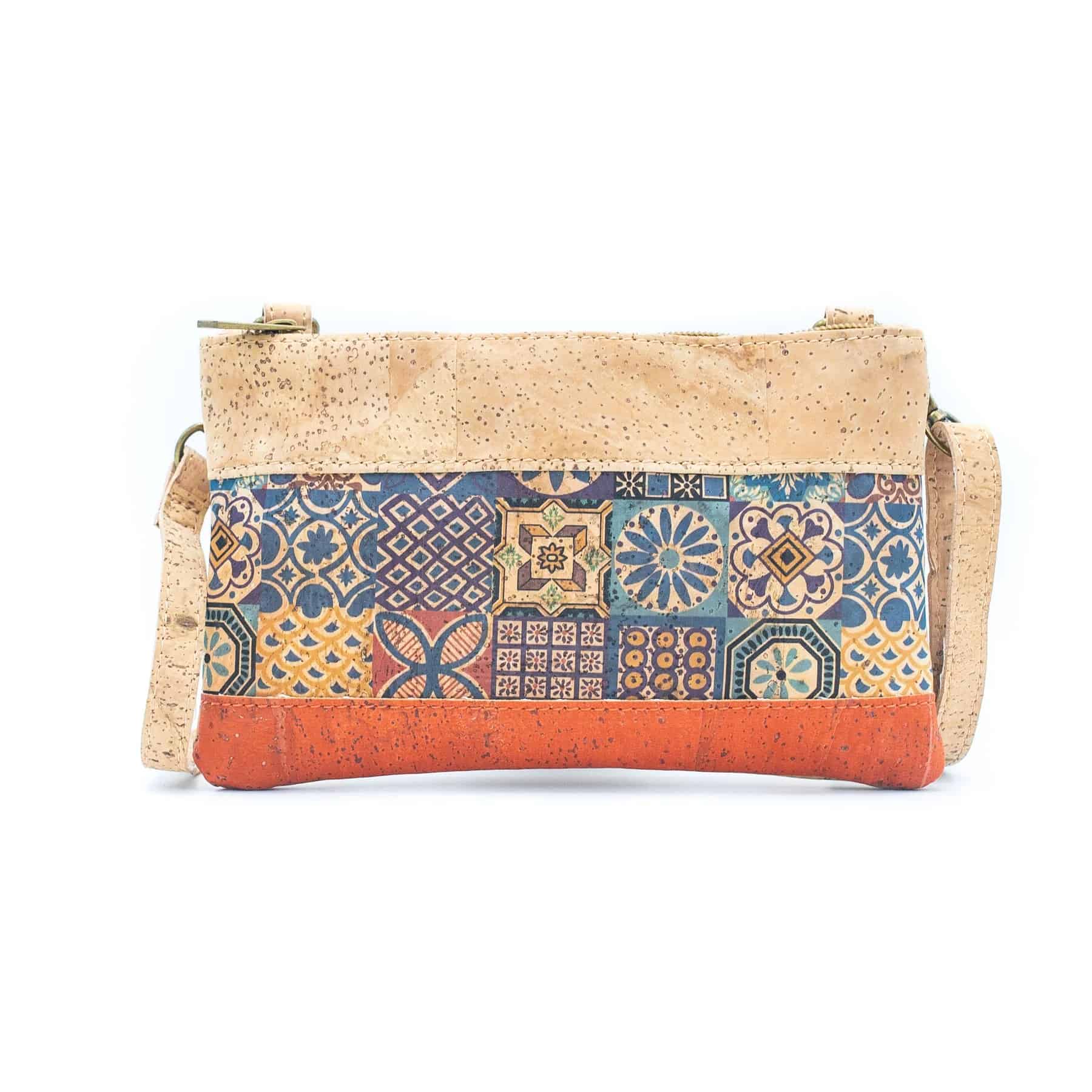 Korktasche MIO Mini Handtasche für Damen nachhaltig und handmade 20x12x1 cm aus Kork Motiv 3