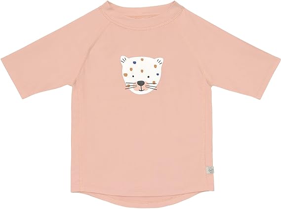 Lässig UV Shirt Baby Schwimmshirt Kinder Badeshirt Langarm und Kurzarm UV-Schutz Splash & Fun viele verschiedene Größen 86 Leopard