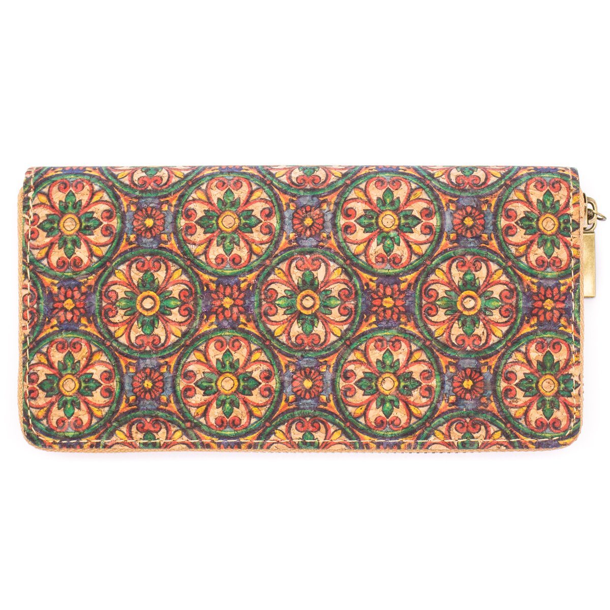 Kork Portemonnaie Lampda 20 x 10 x 2,5 cm vegan und nachhaltig Damen Geldbörse Geldtasche Motiv 3