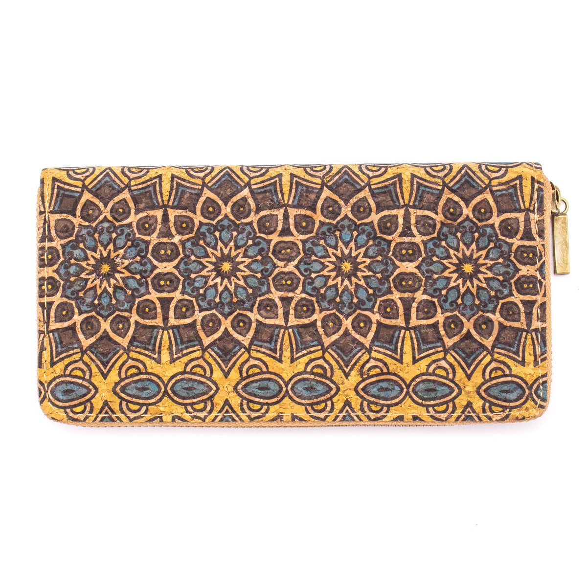 Kork Portemonnaie Lampda 20 x 10 x 2,5 cm vegan und nachhaltig Damen Geldbörse Geldtasche Motiv 4