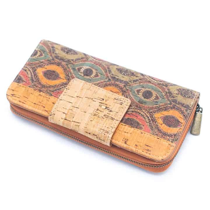 Kork Portemonnaie Havanna 19 x 10 x 2,5 cm vegan und nachhaltig Damen Geldbörse Geldtasche Wiladu Motiv 2