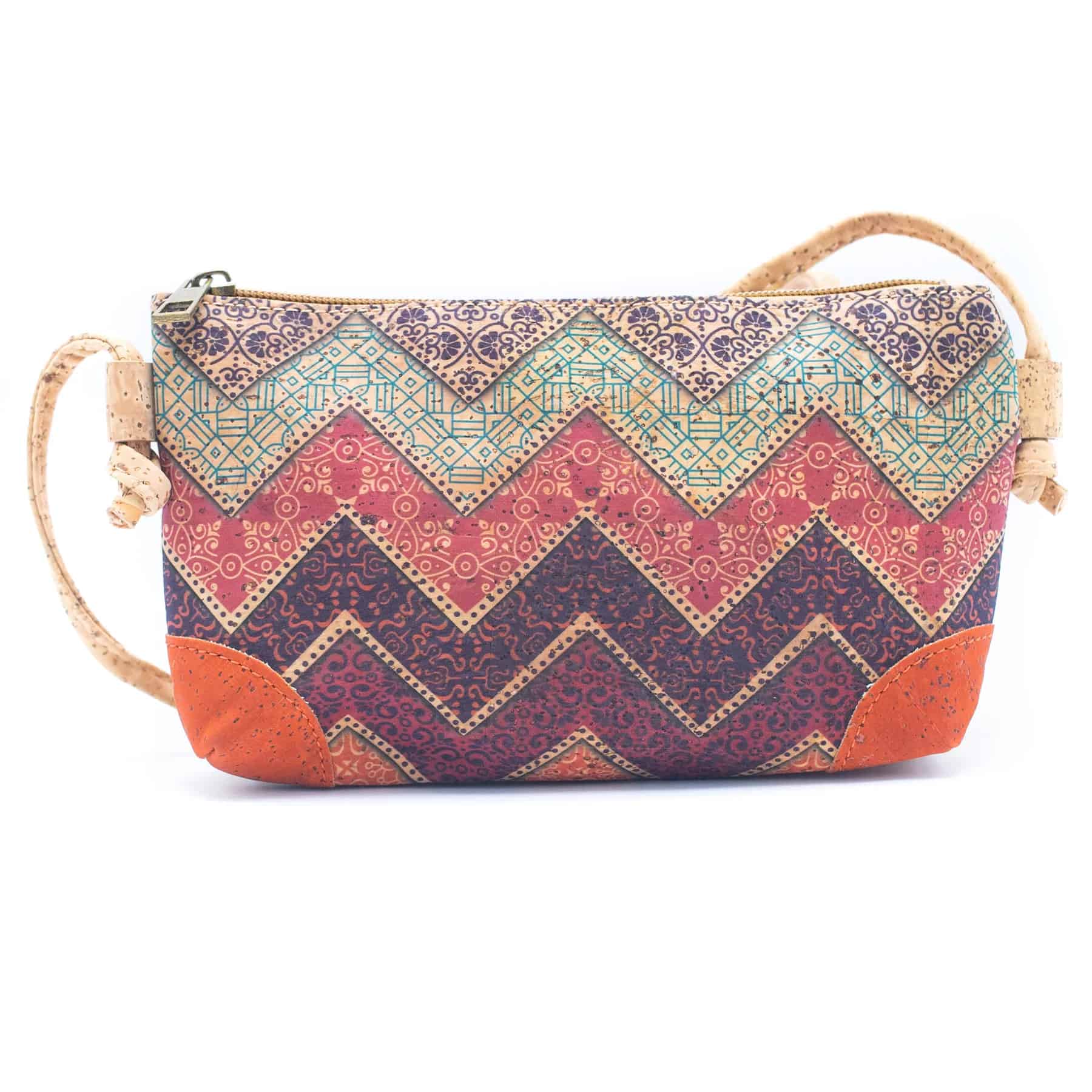 Kork Tasche MXN Umhängetasche 13 x 21 x 4 cm vegan und nachhaltig Wiladu Motiv 3