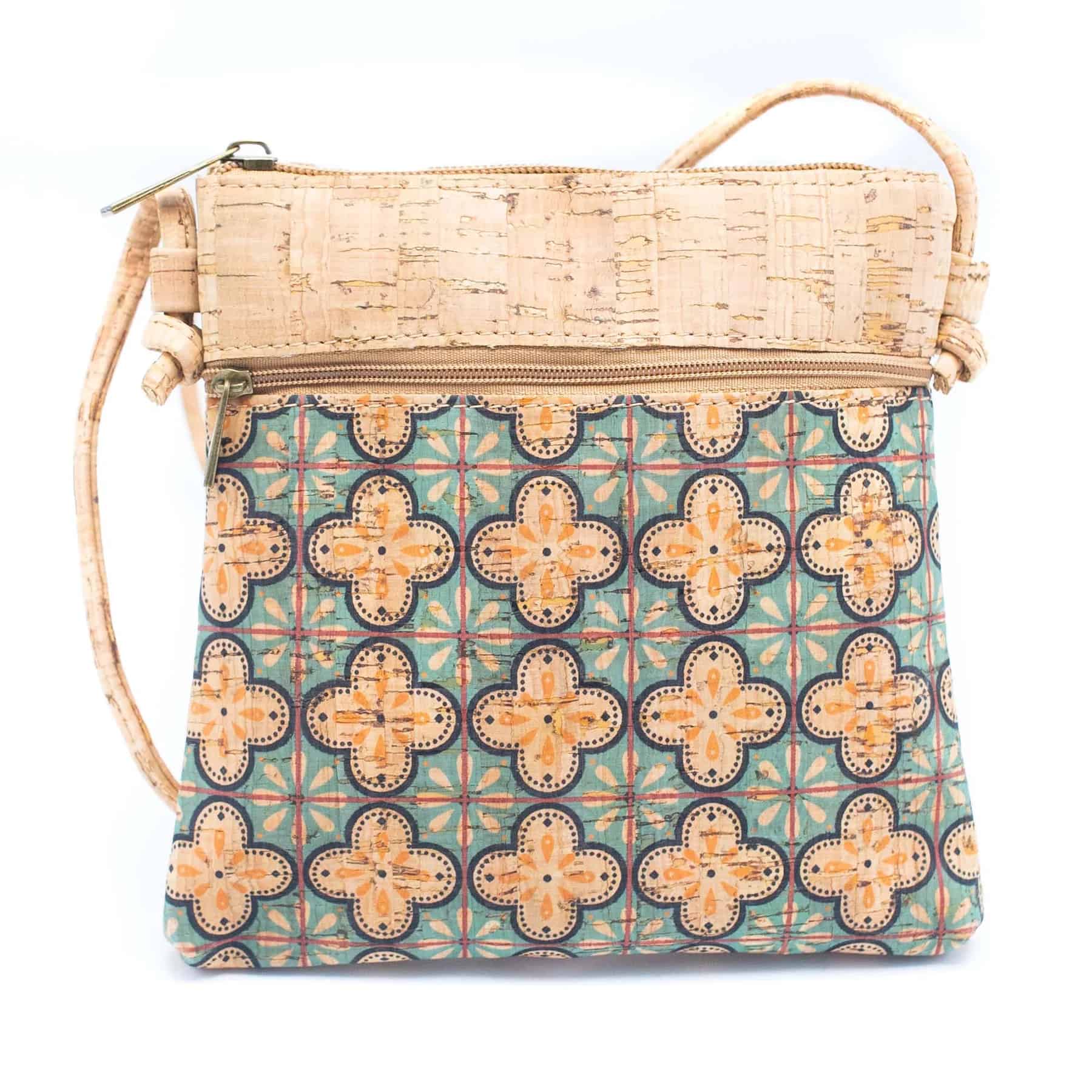 Kork Handtasche Melissa Crossbody 14,5 x 22 x 1 cm vegan und nachhaltig Wiladu Motiv 1