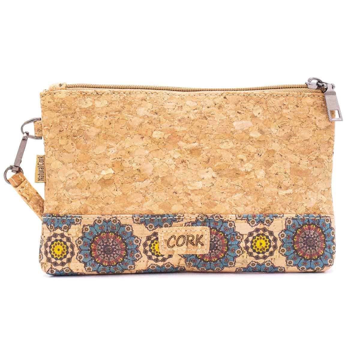 Kork Tasche Petit Clutch 3 Motive 21 x 13,5 x 1 cm vegan und nachhaltig Wiladu Motiv 1