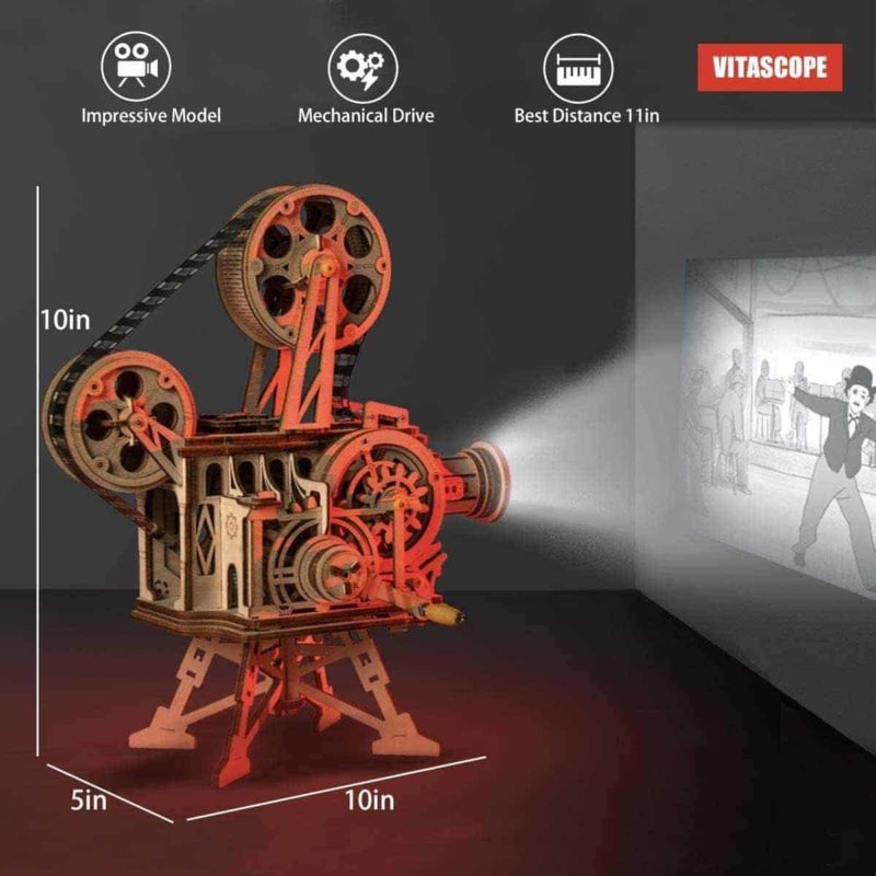 Robotime Projektor Größe