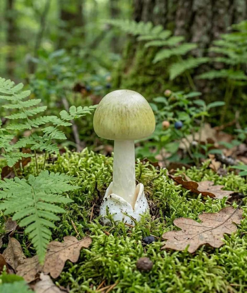 Knollenblätterpilz einzeln