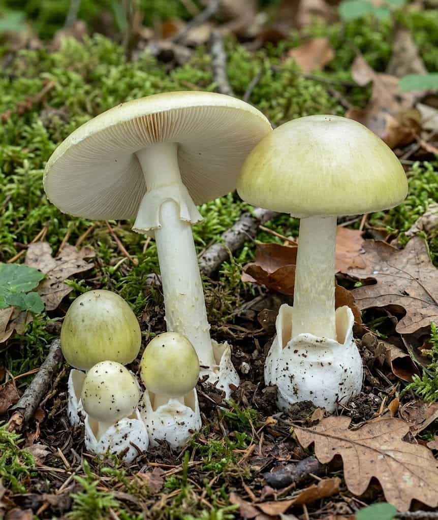 Knollenblätterpilz erkennen: Lebensgefahr aus dem Wald sicher vermeiden 70 Knollenblätterpilze